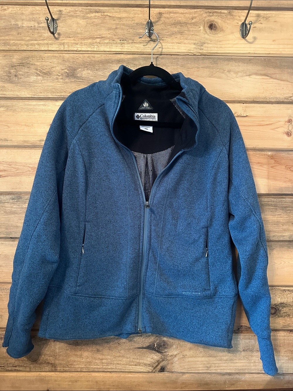 Columbia Blue Full-Zip Women's  Jacket